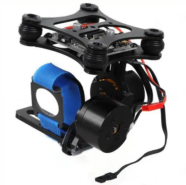

CNC FPV Quadcopter BGC 2 Axis/3 Axis Metal Brushless Gimbal w/ Controller /for GoPro 3 Camera Phantom 1 2 Walkera X350 Pro