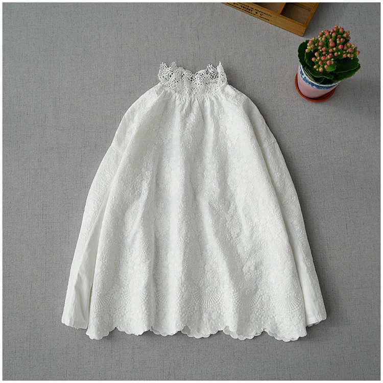 Spring Autumn Women Casual Loose Plus Size Mori Girls Exquisite Embroidery Comfortable Basic All-match Cotton Shirts/Blouses
Spring Autumn Women Casual Loose Plus Size Mori Girls Exquisite Embroidery Comfortable Basic All-match Cotton Shirts/Blouses