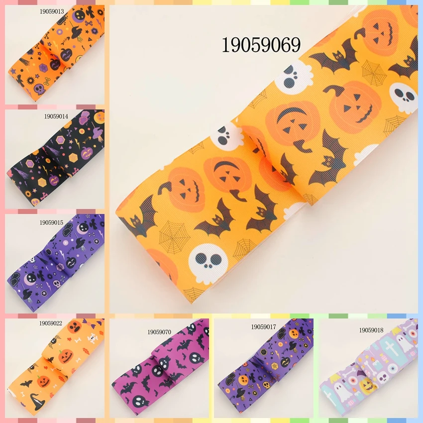 10yards -different sizes -Halloween-halloween ribbon printed Grosgrain ribbon 19059014
10yards -different sizes -Halloween-halloween ribbon printed Grosgrain ribbon 19059014