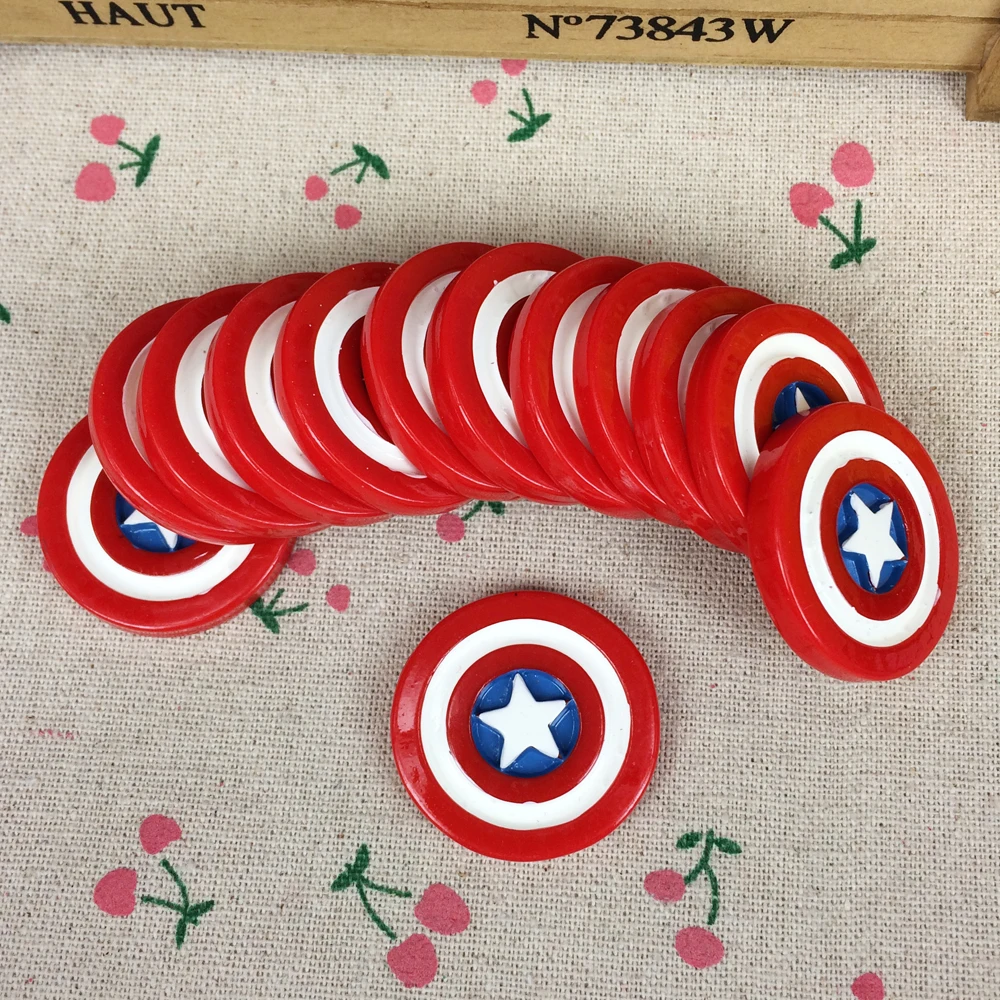 10Pieces Flat Back Resin Cabochon Super Hero Logo Cartoon DIY Flat Back Decorative Craft Embellishment Accessories For Bow:35mm
10Pieces Flat Back Resin Cabochon Super Hero Logo Cartoon DIY Flat Back Decorative Craft Embellishment Accessories For Bow:35mm