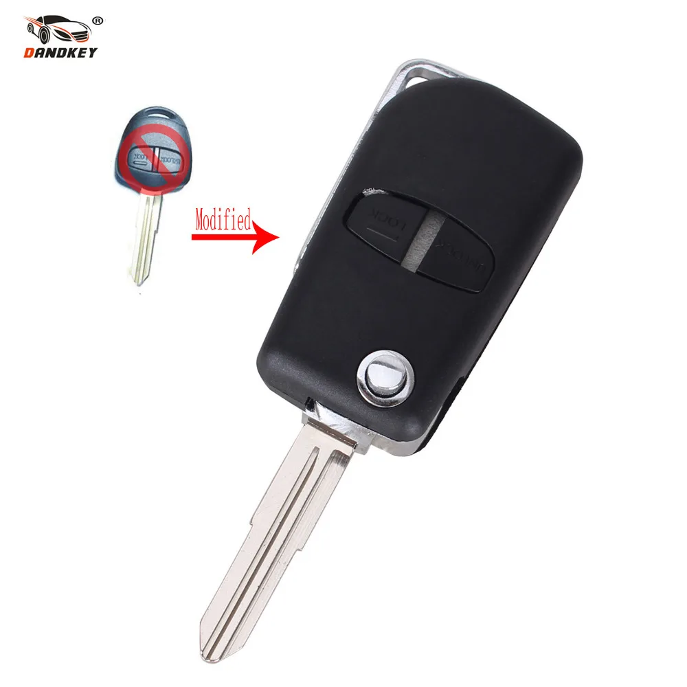 DANDKEY 2 Buttons Car Key Blanks Case For Mitsubishi Pajero Modified Flip Folding Remote Key Shell Left Blade
DANDKEY 2 Buttons Car Key Blanks Case For Mitsubishi Pajero Modified Flip Folding Remote Key Shell Left Blade