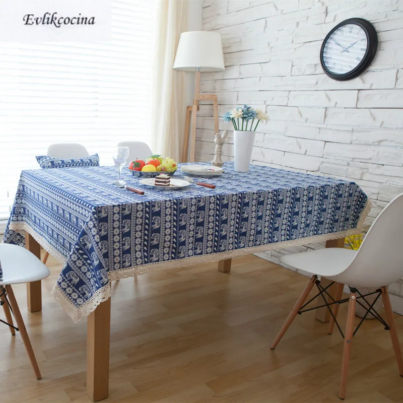 Free Shipping Blue Elephant Tablecloth Home/Hotel/Diner Table Cover Mantel De Mesa Multifunction Printed flax Covered Cloth
Free Shipping Blue Elephant Tablecloth Home/Hotel/Diner Table Cover Mantel De Mesa Multifunction Printed flax Covered Cloth
