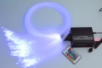 16W RGB 24key IR remote light engine+150pcs 0.75mm 2M long end glow PMMA optical fiber kit 
16W RGB 24key IR remote light engine+150pcs 0.75mm 2M long end glow PMMA optical fiber kit