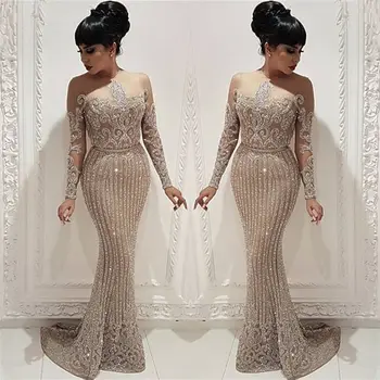 Fabulous New Evening Dress 2019 O-Neck Long Sleeves Floor Length Mermaid Beading Tulle Formal Dress Prom Gowns Robe de soriee
Fabulous New Evening Dress 2019 O-Neck Long Sleeves Floor Length Mermaid Beading Tulle Formal Dress Prom Gowns Robe de soriee