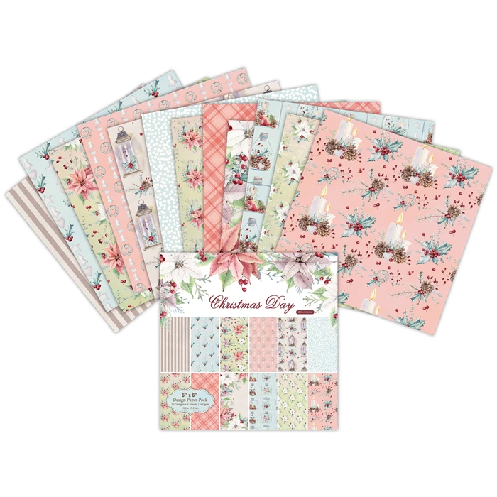 DIY Christmas day style Scrapbooking paper pack of 24 sheets handmade craft paper craft Background pad
DIY Christmas day style Scrapbooking paper pack of 24 sheets handmade craft paper craft Background pad