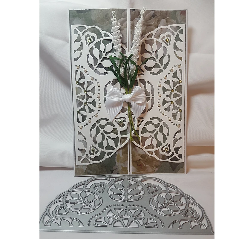 Leaves Invitation Card Lace Border Metal Cutting Dies Silver Stencil For Scrapbooking Paper Cards Crafts New 2019 Decorative
Leaves Invitation Card Lace Border Metal Cutting Dies Silver Stencil For Scrapbooking Paper Cards Crafts New 2019 Decorative