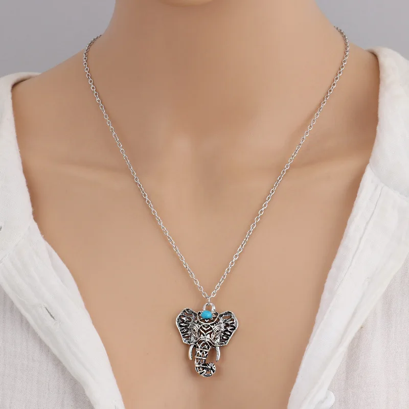 1PC Simple Style Hollow Elephant Head Alloy Pendant Necklace Crafts Retro Silver Color Chic Women Fashion Jewelry Accessories
1PC Simple Style Hollow Elephant Head Alloy Pendant Necklace Crafts Retro Silver Color Chic Women Fashion Jewelry Accessories