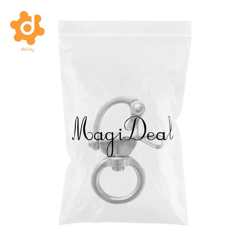 Durable Stainless Steel Snap Shackle Quick Release Swivel Bail Rigging Heavy Duty Swivel Bail Snap Shackle Avoid Sharp Edge