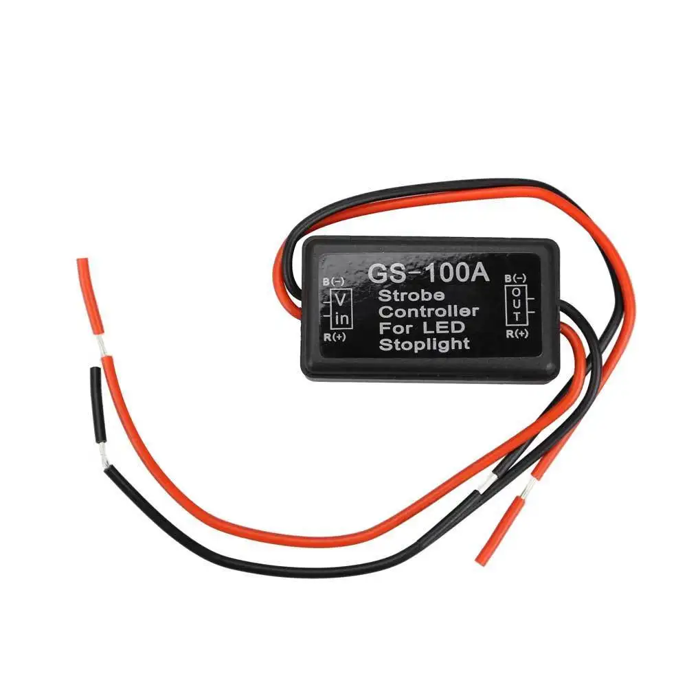 12V LED Brake Stop Light Strobe Flash Module Controller Box For Car Auto prevent rear-end collision Mini size and compact design
12V LED Brake Stop Light Strobe Flash Module Controller Box For Car Auto prevent rear-end collision Mini size and compact design