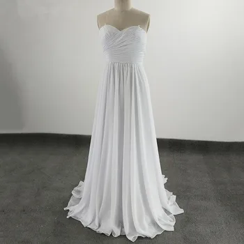 Simple Evening Gown Sweetheart Sleeveless Floor Length Wedding Party Dresses Vestidos De Festa
Simple Evening Gown Sweetheart Sleeveless Floor Length Wedding Party Dresses Vestidos De Festa