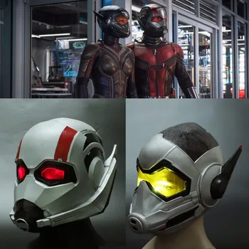 2018 Movie Antman 2 Antman And The Wasp Helmet Led Mask Latex Cosplay Antman Scott Lang Mask Wasp Hope Van Dyne Mask Halloween
2018 Movie Antman 2 Antman And The Wasp Helmet Led Mask Latex Cosplay Antman Scott Lang Mask Wasp Hope Van Dyne Mask Halloween