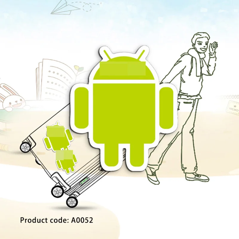 Android знак стикеры спортивный логотип подземный Wi Fi водостойкие наклейка на