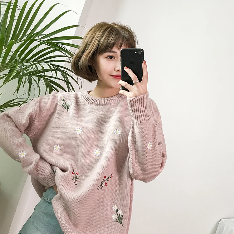 4 colors 2017 autumn and winter japenese style floral embroidery christmas sweaters womens knittedsweaters and pullovers (B0831)
4 colors 2017 autumn and winter japenese style floral embroidery christmas sweaters womens knittedsweaters and pullovers (B0831)