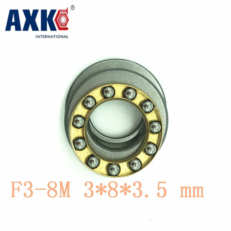 AXK 3*8*3.5 Mm Free Shipping Steel 10pcs Axial Ball Thrust Bearings F3-8m Plane Bearing Abec5
AXK 3*8*3.5 Mm Free Shipping Steel 10pcs Axial Ball Thrust Bearings F3-8m Plane Bearing Abec5