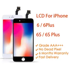 Black/White Assembly LCD Display Digitizer for iPhone 6 6s plus LCD Touch Screen for iPhone 6p 6s with Tools Free ship
Black/White Assembly LCD Display Digitizer for iPhone 6 6s plus LCD Touch Screen for iPhone 6p 6s with Tools Free ship