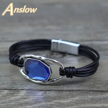 Anslow New Designer Hot Sale Fashion Jewelry Charms Bijoux Crystal Genuine Leather Bracelet For Women Lady Female Gift LOW0719LB
Anslow New Designer Hot Sale Fashion Jewelry Charms Bijoux Crystal Genuine Leather Bracelet For Women Lady Female Gift LOW0719LB