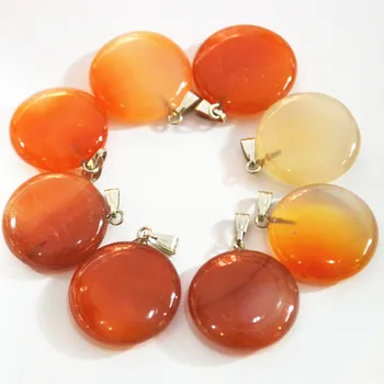 Hot! Fashion Round Cake Natural Stone Onyx Carnelian Pendants Charms For Necklaces Jewelry Making 50PCS Wholesale Free Shipping
Hot! Fashion Round Cake Natural Stone Onyx Carnelian Pendants Charms For Necklaces Jewelry Making 50PCS Wholesale Free Shipping