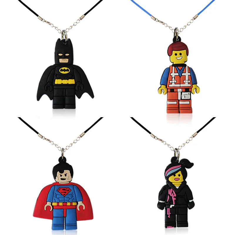 4-5pcs/lot Super Hero Cartoon Figure Necklaces PVC Pendant/Charm+51cm Chain Kids Gifts Party Favors for Christmas/Hoidays/Event 
4-5pcs/lot Super Hero Cartoon Figure Necklaces PVC Pendant/Charm+51cm Chain Kids Gifts Party Favors for Christmas/Hoidays/Event