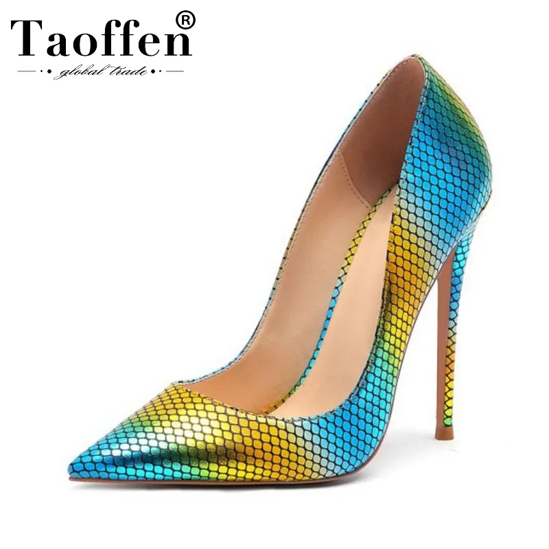 Taoffen Mixed Colors Sexy Ladies Pumps Spring Pointed Toe Super High Heels Shoes Woman Wedding Party Fashion Pumps Size 34-45
Taoffen Mixed Colors Sexy Ladies Pumps Spring Pointed Toe Super High Heels Shoes Woman Wedding Party Fashion Pumps Size 34-45