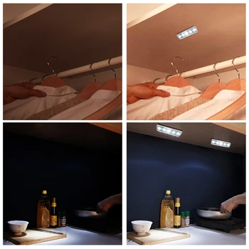 Mini 5-LED Cabinet Light Closet Push Light Battery Operated Wireless Wall Lamp for Kitchen Stairway Bathroom with Adhesive
Mini 5-LED Cabinet Light Closet Push Light Battery Operated Wireless Wall Lamp for Kitchen Stairway Bathroom with Adhesive