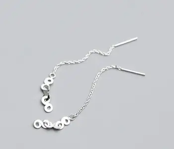 100% REAL. 925 Sterling Silver Fine Jewelry Geometric Round coin Long dangle threader Earrings GTLE2163
100% REAL. 925 Sterling Silver Fine Jewelry Geometric Round coin Long dangle threader Earrings GTLE2163