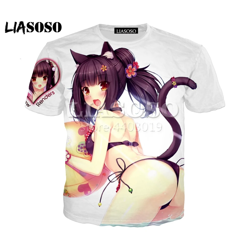LIASOSO 2018 Summer New 3D Color Printing Cute anime Loli Women Men T-shirt Casusl Fashion Summer Round neck Short sleeve SE1126
LIASOSO 2018 Summer New 3D Color Printing Cute anime Loli Women Men T-shirt Casusl Fashion Summer Round neck Short sleeve SE1126