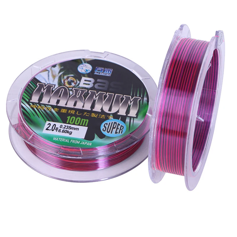 High-intensity sea fishing color 100m main line fishing line nylon material one meter three-color segment dyeing suitable for ro
High-intensity sea fishing color 100m main line fishing line nylon material one meter three-color segment dyeing suitable for ro