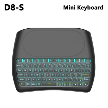 D8-S 2.4G Mini Wireless Keyboard Russian Spanish 7 Color Backlit Air Mouse with Full Touchpad Smart Remote Control for TV box PC
D8-S 2.4G Mini Wireless Keyboard Russian Spanish 7 Color Backlit Air Mouse with Full Touchpad Smart Remote Control for TV box PC