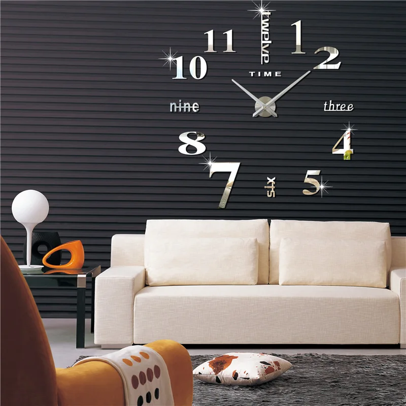 Creative wall clock DIY Acrylic wall clock European style living room oversized 3d wall sticker Background wall decoration
Creative wall clock DIY Acrylic wall clock European style living room oversized 3d wall sticker Background wall decoration