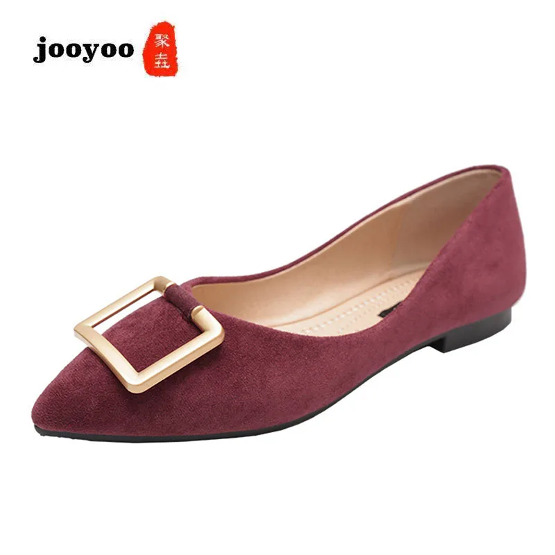 Flat Single Shoes Female Shallow Mouth Large Size Square Buckle New Fairy Lady Soft Bottom Egg Low Shoes jooyoo
Flat Single Shoes Female Shallow Mouth Large Size Square Buckle New Fairy Lady Soft Bottom Egg Low Shoes jooyoo