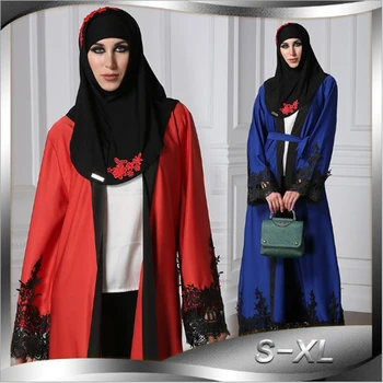 Muslim Abaya Lace Maxi Dress Musulmane Dubai Middle East Islamic Clothing Cardigan Kimono Long Robe Gowns Loose Style Tunic
Muslim Abaya Lace Maxi Dress Musulmane Dubai Middle East Islamic Clothing Cardigan Kimono Long Robe Gowns Loose Style Tunic