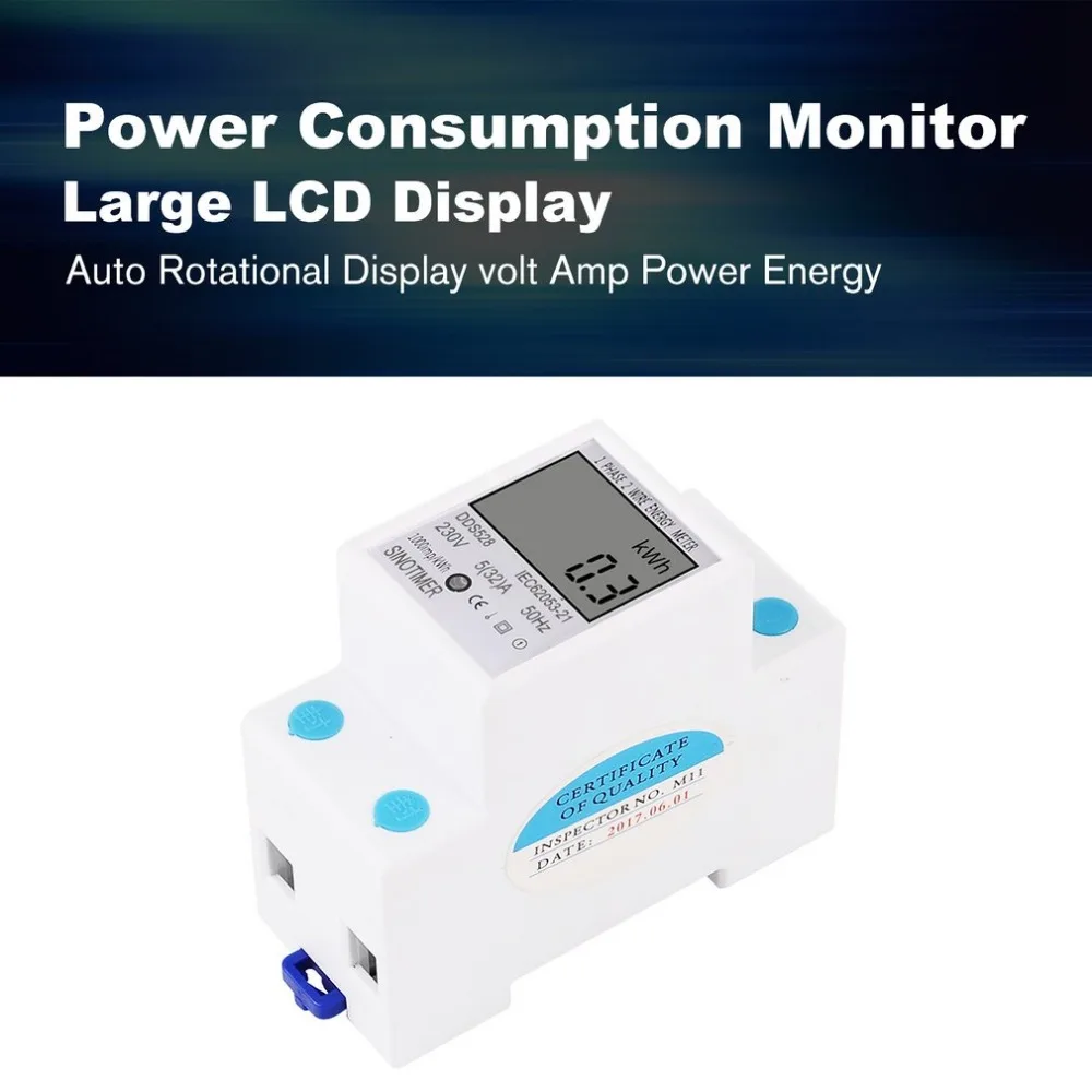 SINOTIMER Power Consumption Energy Watt Amp Volt Meter Analyzer KWh AC 230V Digital Electricity Usage Monitor Wattmeter
SINOTIMER Power Consumption Energy Watt Amp Volt Meter Analyzer KWh AC 230V Digital Electricity Usage Monitor Wattmeter