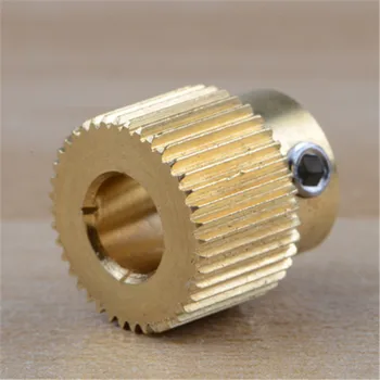 Funssor 2pcs Brass Extruder Drive Gear Pulley Hobbed Gear Filament Drive Gear Pulley For Reprap 3D Printer
Funssor 2pcs Brass Extruder Drive Gear Pulley Hobbed Gear Filament Drive Gear Pulley For Reprap 3D Printer