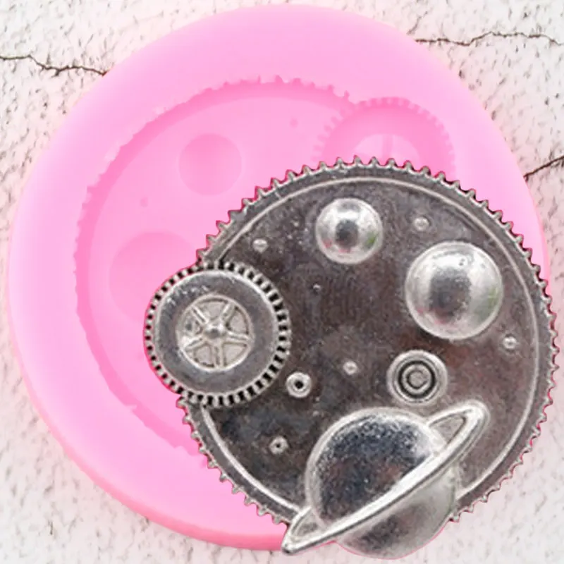 Steampunk Gear Silicone Mold Baby Birthday Cupcake Topper Fondant Cake Decorating Tools Cookie Baking Candy Chocolate Moulds
Steampunk Gear Silicone Mold Baby Birthday Cupcake Topper Fondant Cake Decorating Tools Cookie Baking Candy Chocolate Moulds