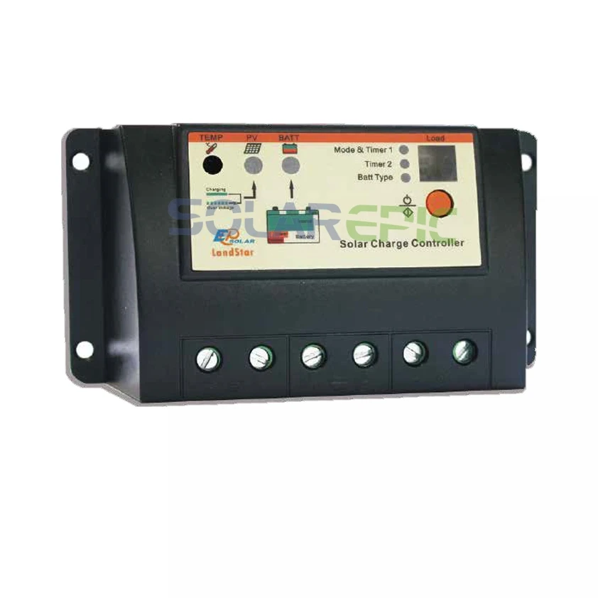 5A/10A Epever PWM solar charge controller LandStar series 12V or 12V/24V Auto Battery Panel Charger Lighting & Timer Regulator
5A/10A Epever PWM solar charge controller LandStar series 12V or 12V/24V Auto Battery Panel Charger Lighting & Timer Regulator