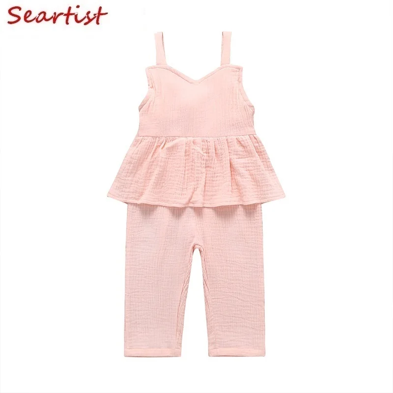 Seartist kids and baby girls summer pants children houndstooth print cotton sleeveless arch suspenders pants coveralls pants30C
Seartist kids and baby girls summer pants children houndstooth print cotton sleeveless arch suspenders pants coveralls pants30C