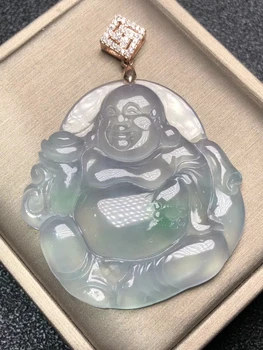 Only One ! Natural Ice Chalcedony Laughing Buddha Pendant Necklace Sweater Chain Jewelry Gift Wholesale
Only One ! Natural Ice Chalcedony Laughing Buddha Pendant Necklace Sweater Chain Jewelry Gift Wholesale