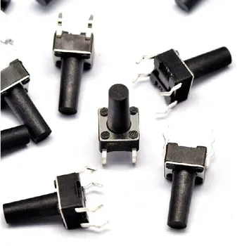 200PCS/LOT 6 * 6 * 12MM 4 feet vertical tact switch micro / button switch 6x6x12
200PCS/LOT 6 * 6 * 12MM 4 feet vertical tact switch micro / button switch 6x6x12