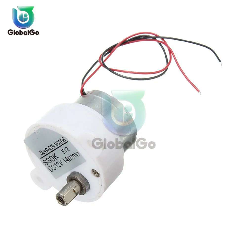 DC 12V Brushless Speed Control Motor High Torque Gear Geared Motor S30K Reduction Motor 14RPM 2 Wires for Electronic Toys Fan
DC 12V Brushless Speed Control Motor High Torque Gear Geared Motor S30K Reduction Motor 14RPM 2 Wires for Electronic Toys Fan