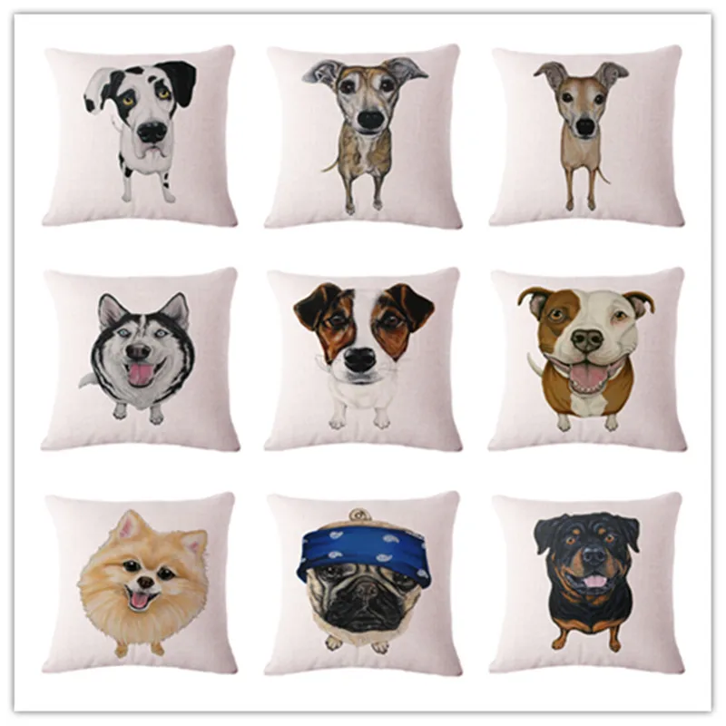 lovely wit moderate dog Cushion(No Filler) Polyester Family affection Sofa Car Seat family Home Decorative Throw Pillow
lovely wit moderate dog Cushion(No Filler) Polyester Family affection Sofa Car Seat family Home Decorative Throw Pillow