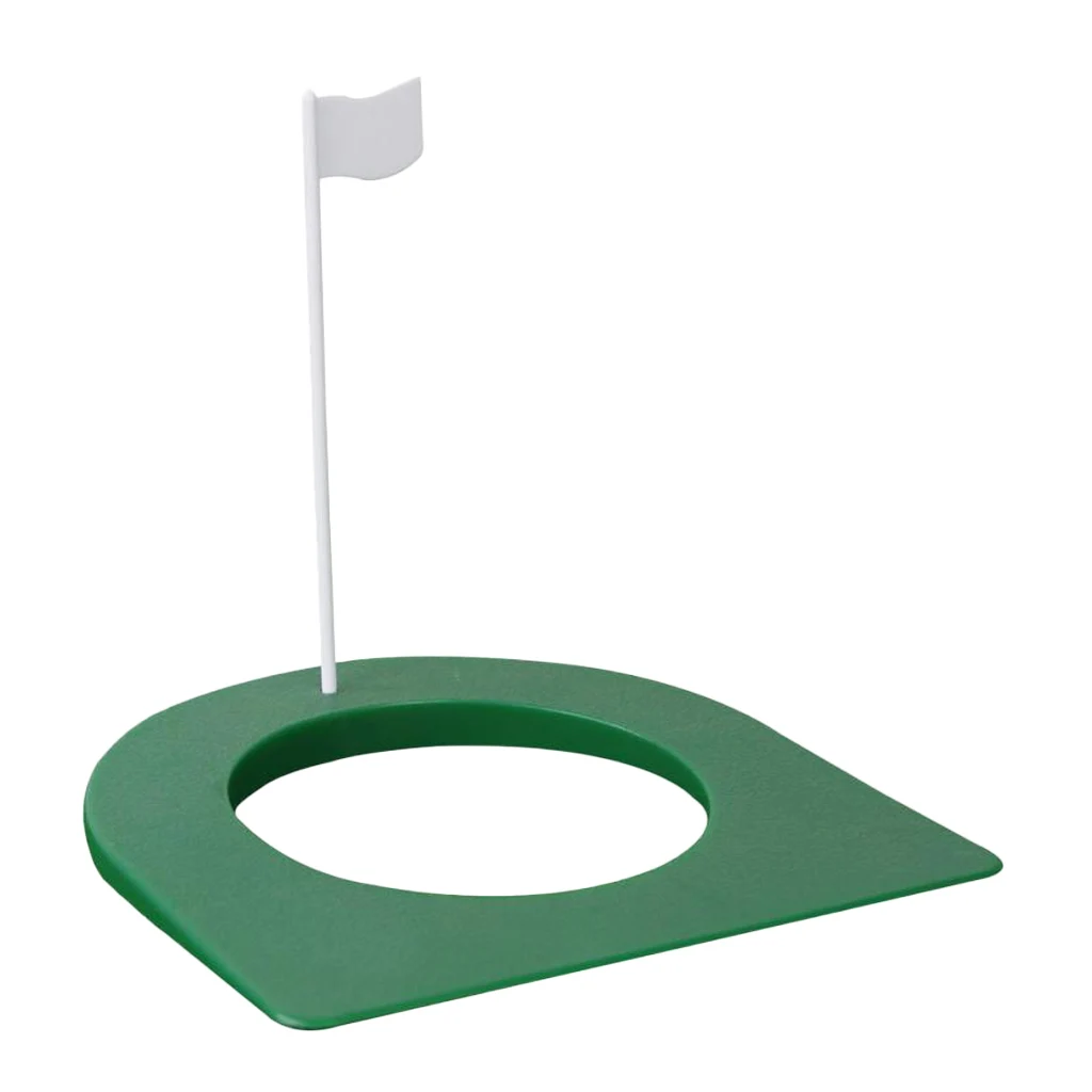 Plastic Green Golf Putting Practice Cup Hole with White Flag for Indoor Outdoor Golf Training Tool
Plastic Green Golf Putting Practice Cup Hole with White Flag for Indoor Outdoor Golf Training Tool