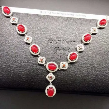Fidelity natural 7*9mm chalcedony pendants Necklaces s925 sterling silver natural red gemstone fine jewelry for women party
Fidelity natural 7*9mm chalcedony pendants Necklaces s925 sterling silver natural red gemstone fine jewelry for women party
