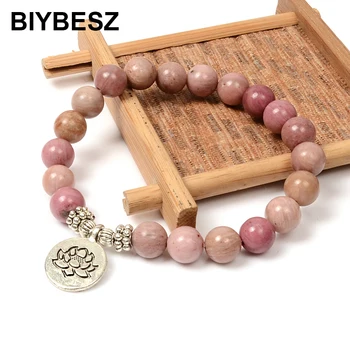 2018 Handmade New Arrival Stones 8mm rhodonite pink stone Elastic Bracelet mala prayer beads presents for lover Labor Day Gifts
2018 Handmade New Arrival Stones 8mm rhodonite pink stone Elastic Bracelet mala prayer beads presents for lover Labor Day Gifts
