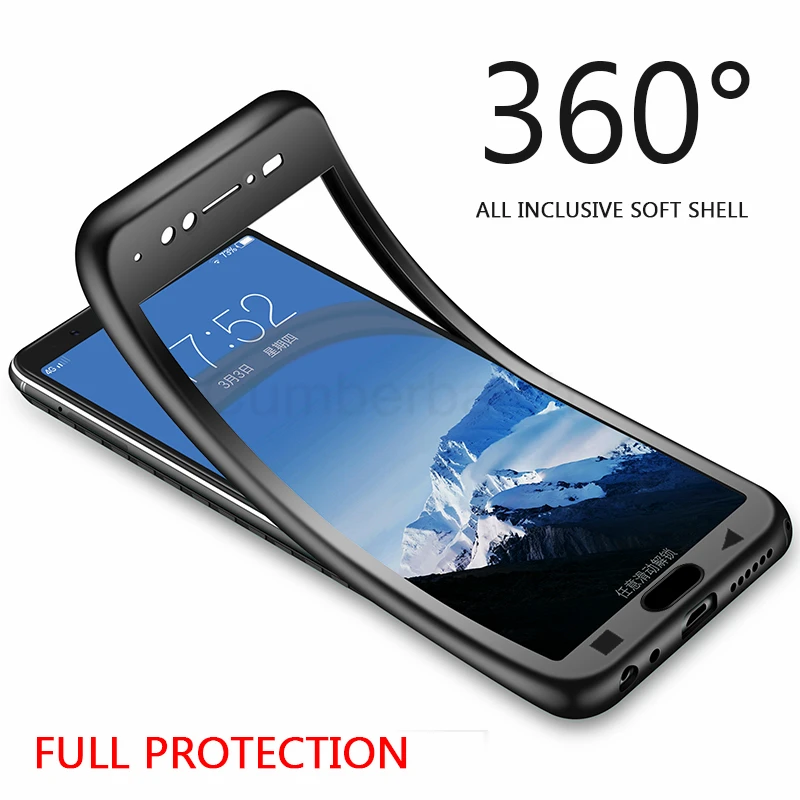 360 Degree Soft Silicon TPU Case On For Xiaomi Mi 6 8 SE 6X A2 A1 5X Mi8 Mi6 Case Redmi Note 4X 5A 5 6 Pro 6A Full Body Case
360 Degree Soft Silicon TPU Case On For Xiaomi Mi 6 8 SE 6X A2 A1 5X Mi8 Mi6 Case Redmi Note 4X 5A 5 6 Pro 6A Full Body Case