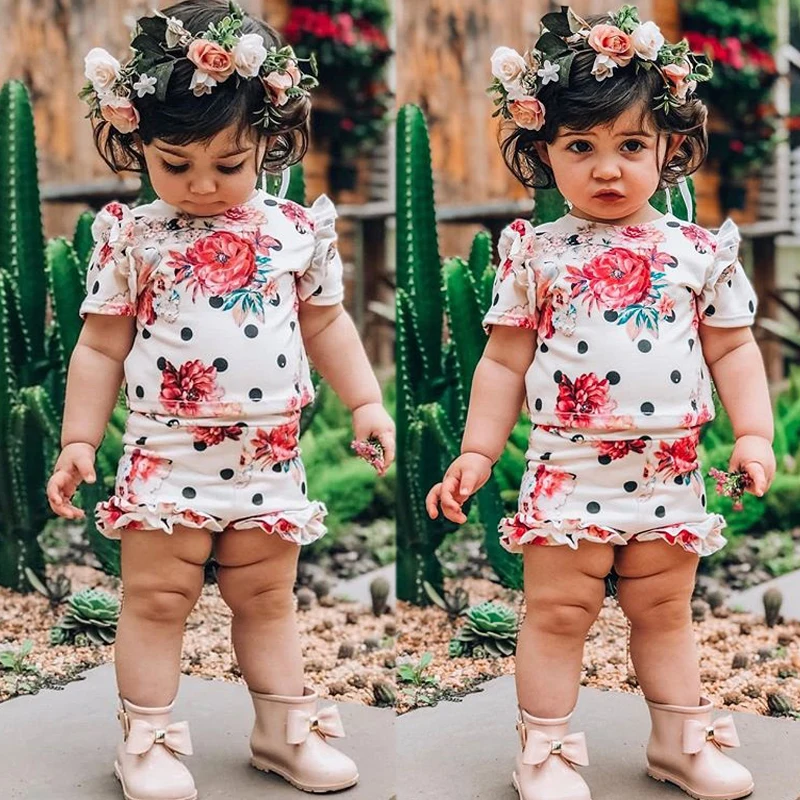 Imcute 2019 New 2pcs Newborn Toddler Sweet Fashion Girl Summer Floral Short Sleeve T-shirt Tops+Shorts Pants Ruffles Outfits
Imcute 2019 New 2pcs Newborn Toddler Sweet Fashion Girl Summer Floral Short Sleeve T-shirt Tops+Shorts Pants Ruffles Outfits