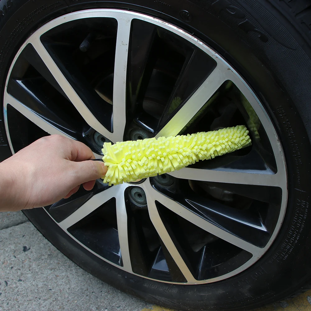 Multi Purpose Car Wheel Brush Plastic Handle Vehicle Washing Tool Soft Bristles Clean Wheel Tire
Multi Purpose Car Wheel Brush Plastic Handle Vehicle Washing Tool Soft Bristles Clean Wheel Tire
