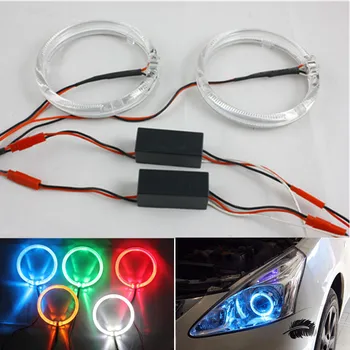 FSYLX 80mm 100mm Guide light LED Halo Ring DRL Headlight Motorcycle auto Car white yellow blue SMD LED Angel Eyes halo rings
FSYLX 80mm 100mm Guide light LED Halo Ring DRL Headlight Motorcycle auto Car white yellow blue SMD LED Angel Eyes halo rings