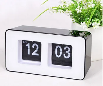 New 3 Color High Quality Quartz digital Alarm Clock Modern Automatic Flip Page Alarm Clock Dynamic Table watch home Decoration
New 3 Color High Quality Quartz digital Alarm Clock Modern Automatic Flip Page Alarm Clock Dynamic Table watch home Decoration