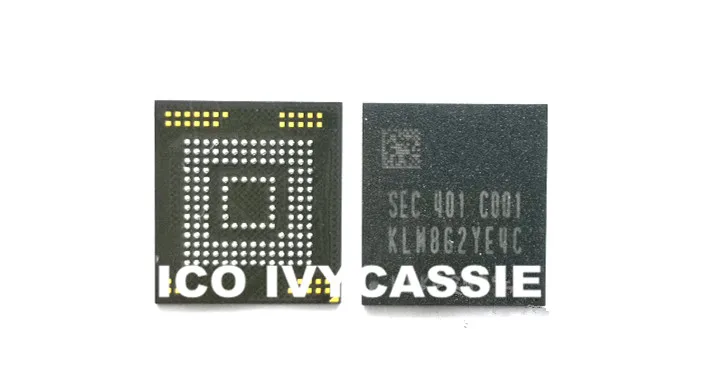 KLM8G2YE4C eMMC 8GB BGA153 ИС флэш-памяти NAND chip б/у 100% протестирован хорошо | Электронные