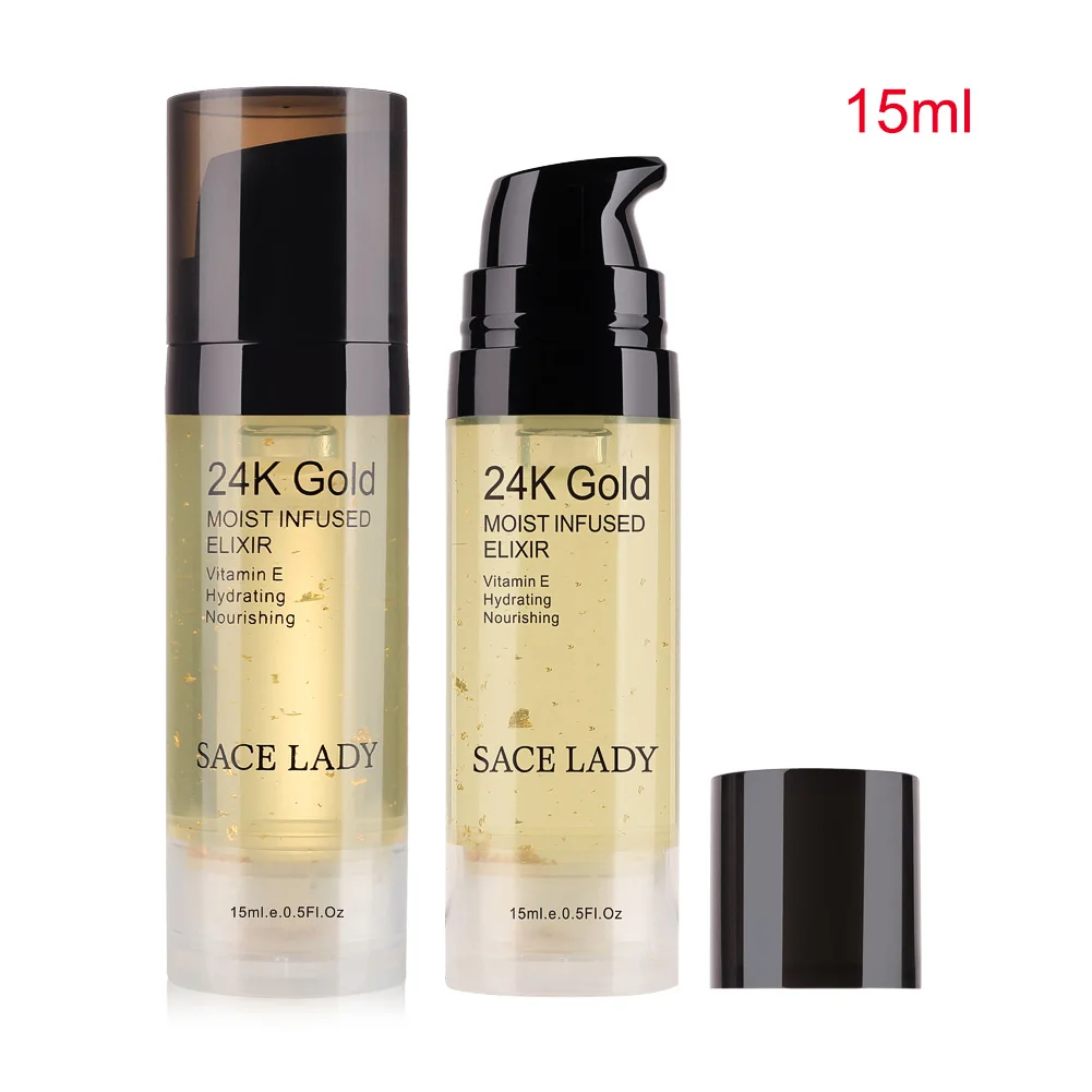 SACE LADY 24K Gold Oil for Face Makeup Primer Moisturizing Make Up Base Foundation Primer MSI-19
SACE LADY 24K Gold Oil for Face Makeup Primer Moisturizing Make Up Base Foundation Primer MSI-19